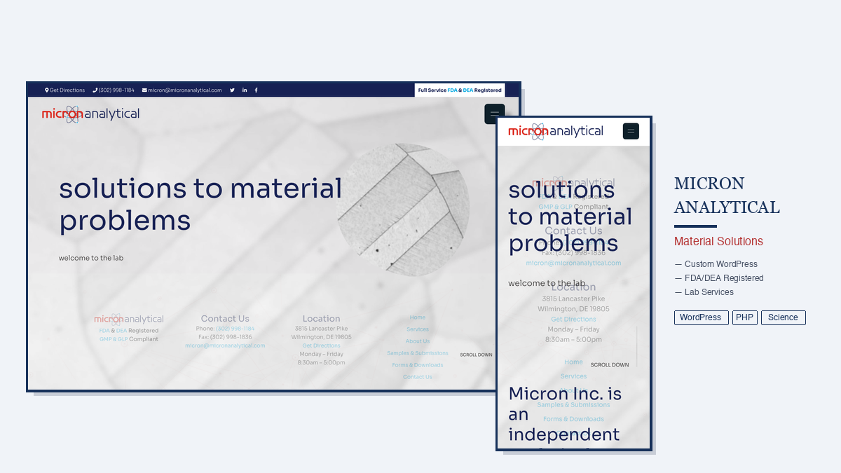 Micron Analytical